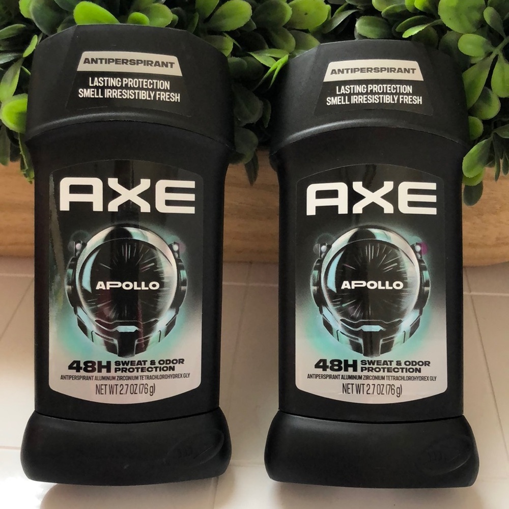 AXE Apollo Antiperspirant Deodorant
Set of 2 Brand New & Unopened